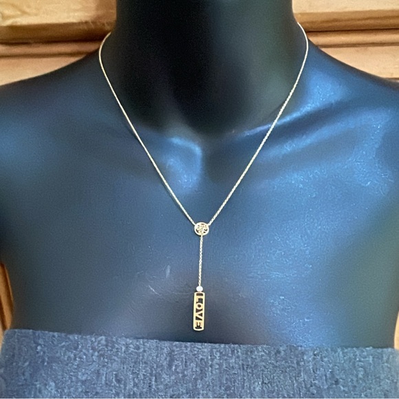 $1200 Mary Margrill M2 Solid 14K Yellow Gold LOVE SkippyDiggy Diamond Necklace - Picture 4 of 17